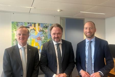 Discussing energy challenges with Commissioner Jørgensen