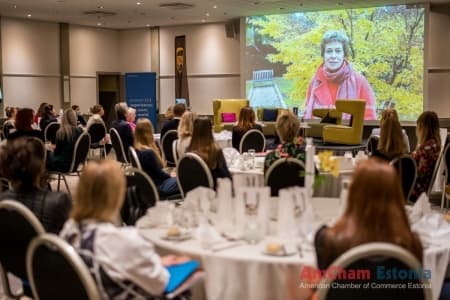 AmCham EU CEO shares message at AmCham Estonia Women in Leadership luncheon