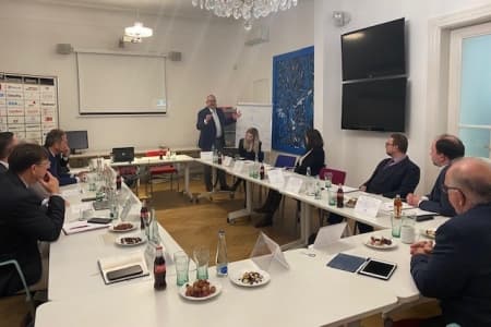 Discussing healthcare and resilience in Prague